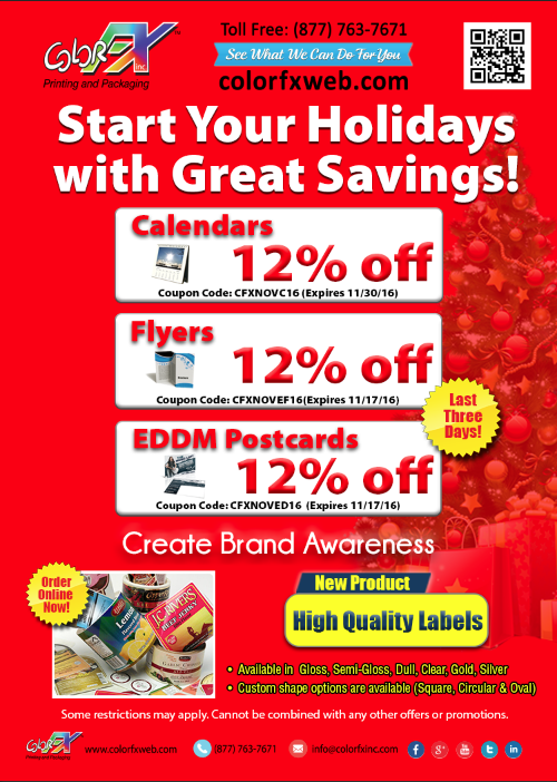 Only Three More Days to go! Start Your Holidays with Great Savings ...